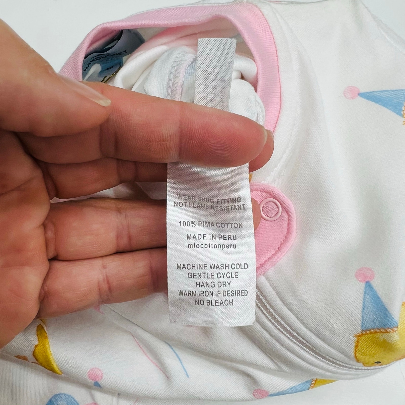 Nwt Nanducket 6-9m Pink Ack Celebration Sleeper — image 5 of 5